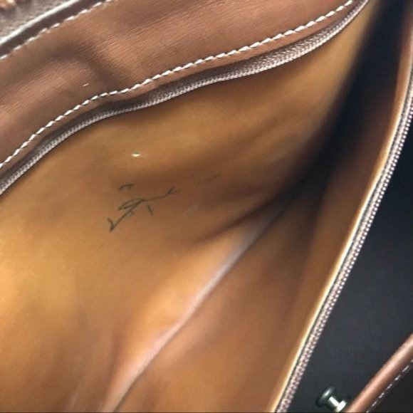 Classic Leather Satchel Large Purse - Picture 12 of 14